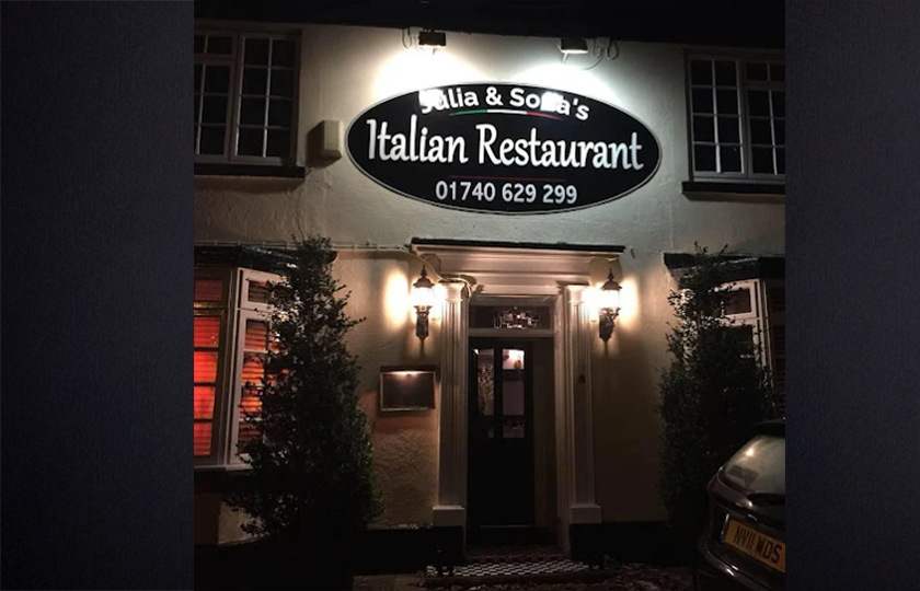 Julia & Sofia’s Italian Restaurant Sedgefield – Authentic Italian dining, pasta, pizza, and fine wines
